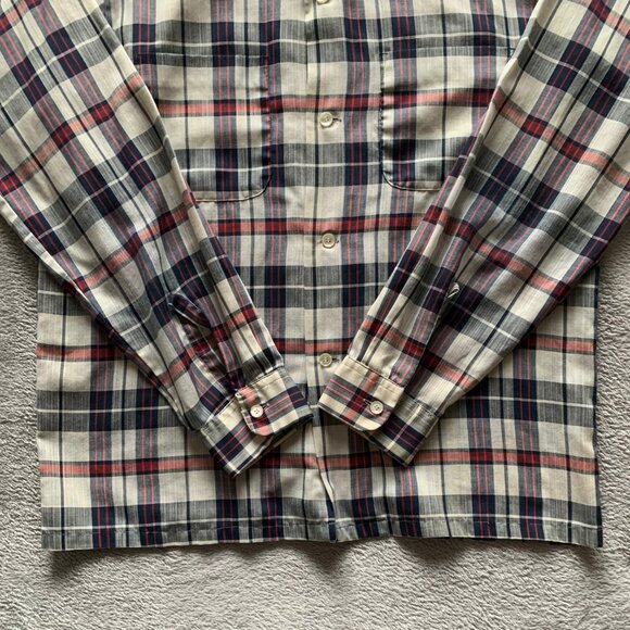 60s Vintage Button-Down Long Sleeve. Towncraft Par Excellence. Medium. - Picture 5 of 10